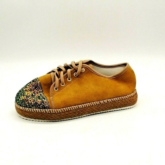 Womens Lace‎ Up Espadrille Platform Sneaker EUR 40 NEW - Picture 1 of 8